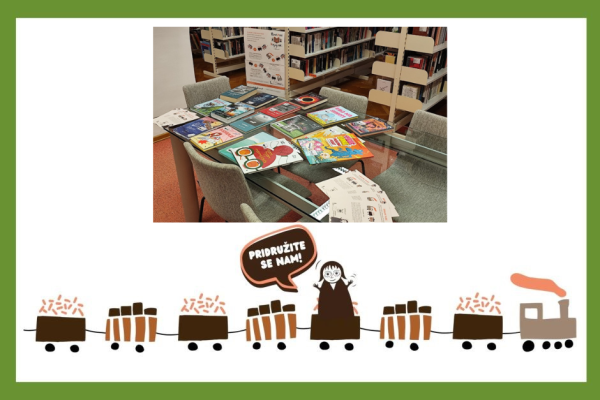 Mestna knjižnica in čitalnica Idrija se je pridružila projektu Bralni vlak